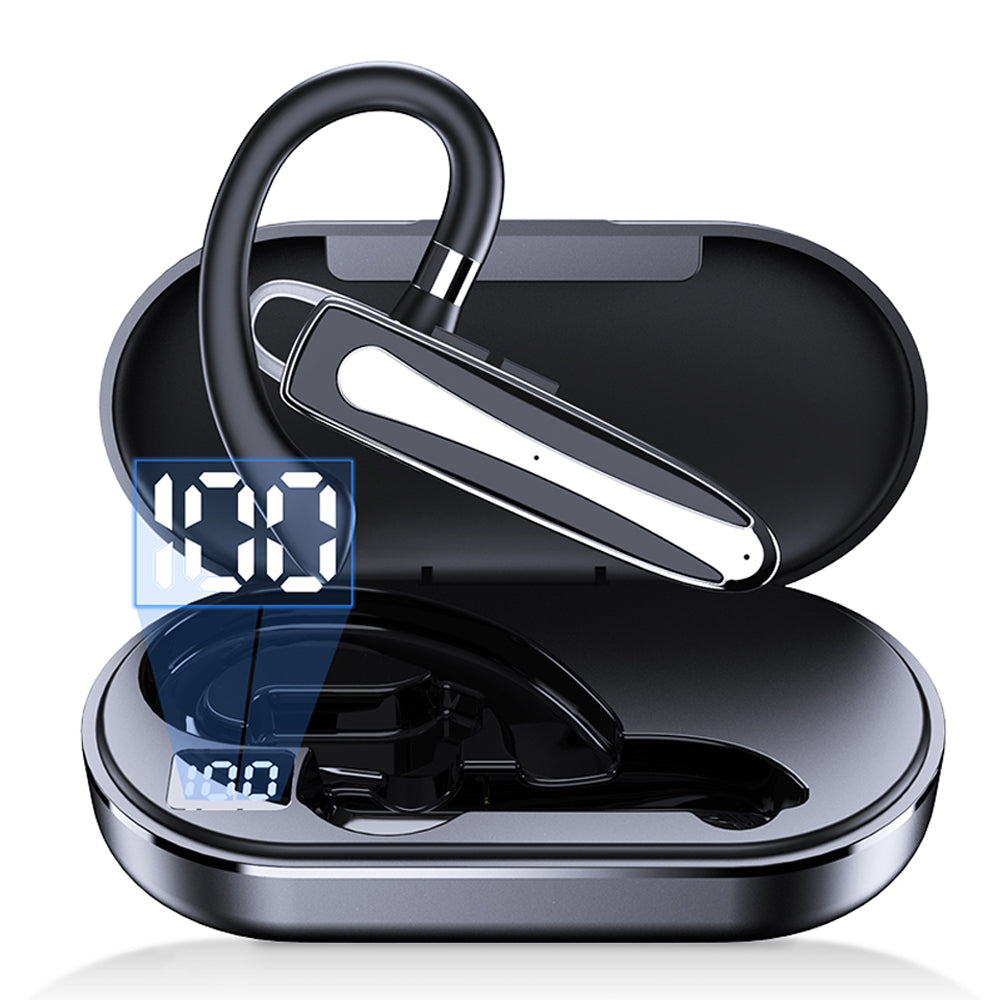 M-W8 Hands-Free Single Ear Headset Bluetooth Wireless Earhook Headphone Earphone with Built-in Noise Canceling Microphone and Charging Case M-W8 Hands-Free Single Ear Headset Bluetooth Wireless Earhook Headphone Earphone with Built-in Noise Canceling Microphone and Charging Case